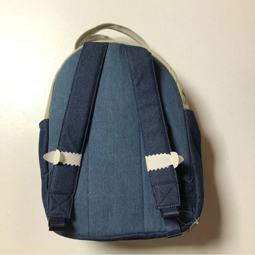 NWT No Boundaries Women’s Denim Patchwork Blue Dome Backpack